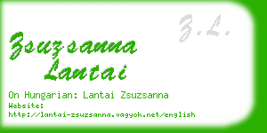 zsuzsanna lantai business card
